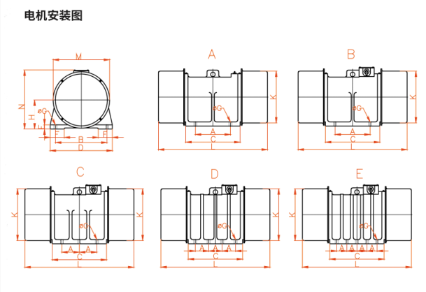 MV系列振動電機